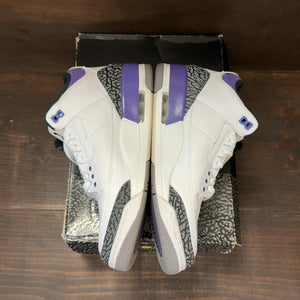 Jordan 3 Retro Dark Iris Size 9.5 (Pre-Owned) - aux
