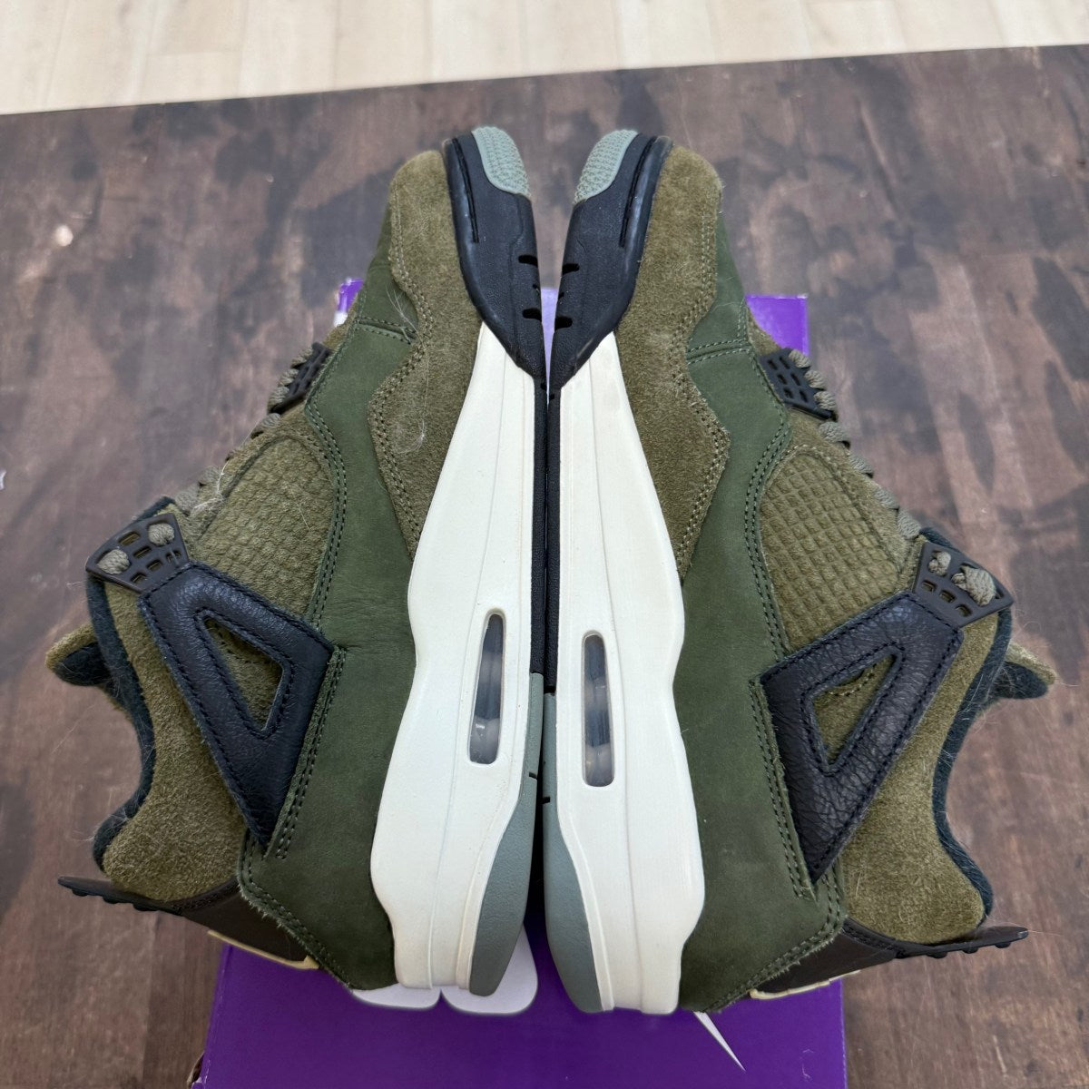 Jordan 4 Retro SE Craft Medium Olive Size 9.5 (Pre-Owned) - Image 5