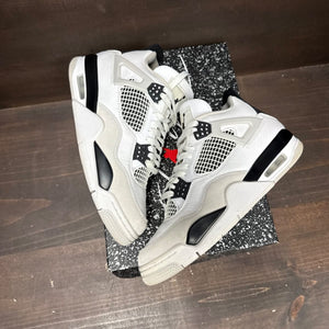 Jordan 4 Retro Military Black Size 7.5 (Pre-Owned) - tag