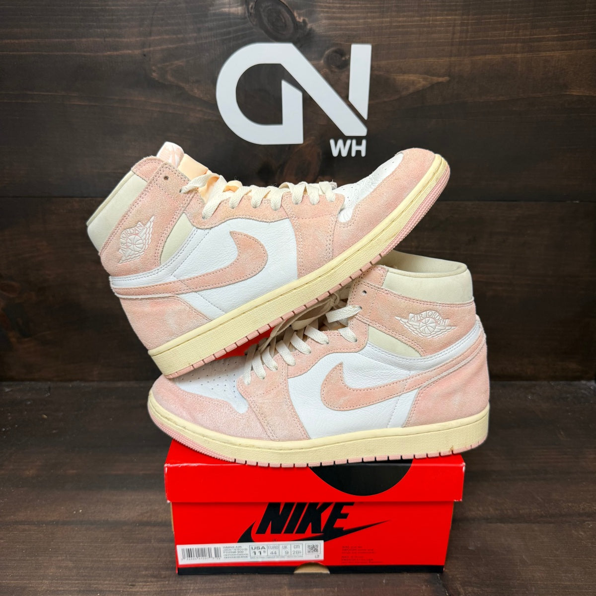 Jordan 1 Retro High OG Washed Pink (Women's) - Image 1