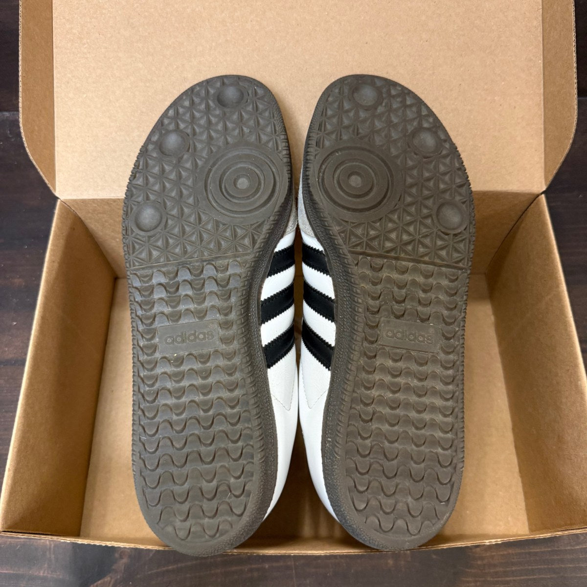 adidas Samba OG Cloud White Core Black Size 10.5 (Pre-Owned) - Image 6