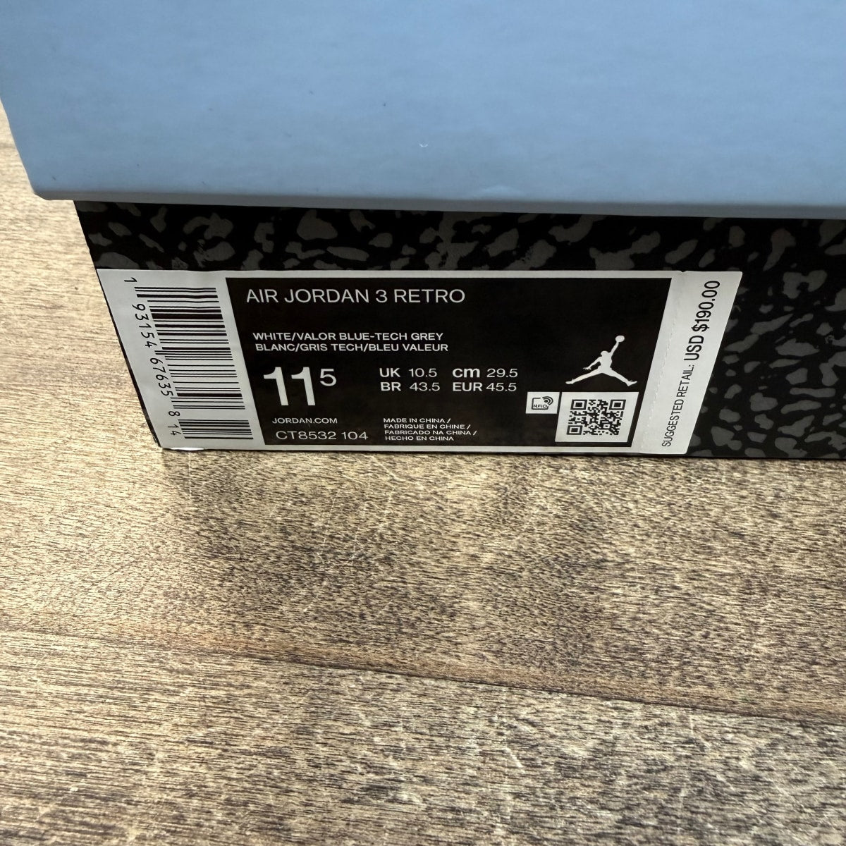 Jordan 3 Retro UNC (2020) - Image 6