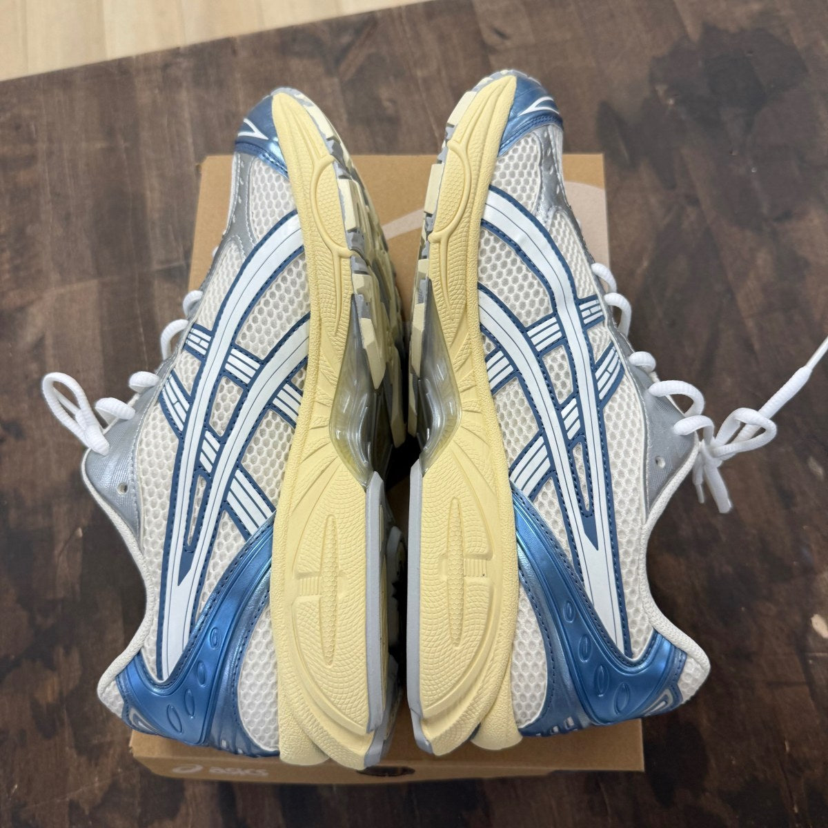 ASICS Gel-Kayano 14 Cream Metallic Blue - Image 5