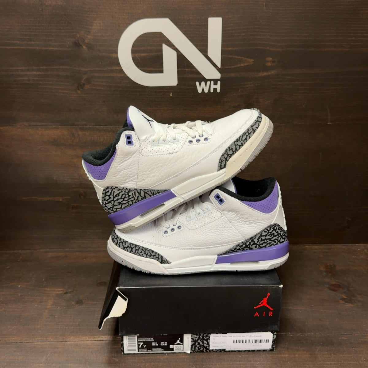 Jordan 3 Retro Dark Iris (GS) - Image 1