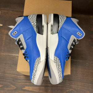 Jordan 3 Retro Varsity Royal Cement Size 8.5 (Pre-Owned) - aux
