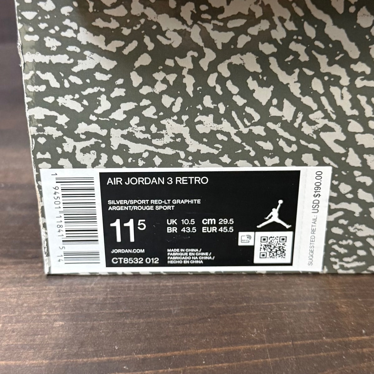 Jordan 3 Retro Cool Grey (2021) - Image 6