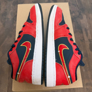 Jordan 1 Low Armory Navy Sport Red (GS) Size 5Y (Pre-Owned) - Image 3