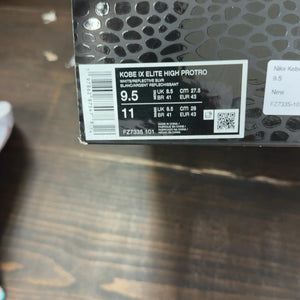 Nike Kobe 9 Elite Protro What The (2025) Size 9.5 - aux