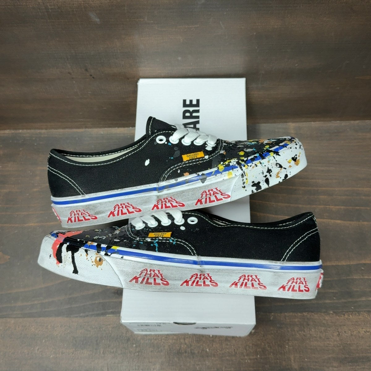 Vans Authentic Reissue 44 Gallery Dept. Art That Kills Black - Image 2
