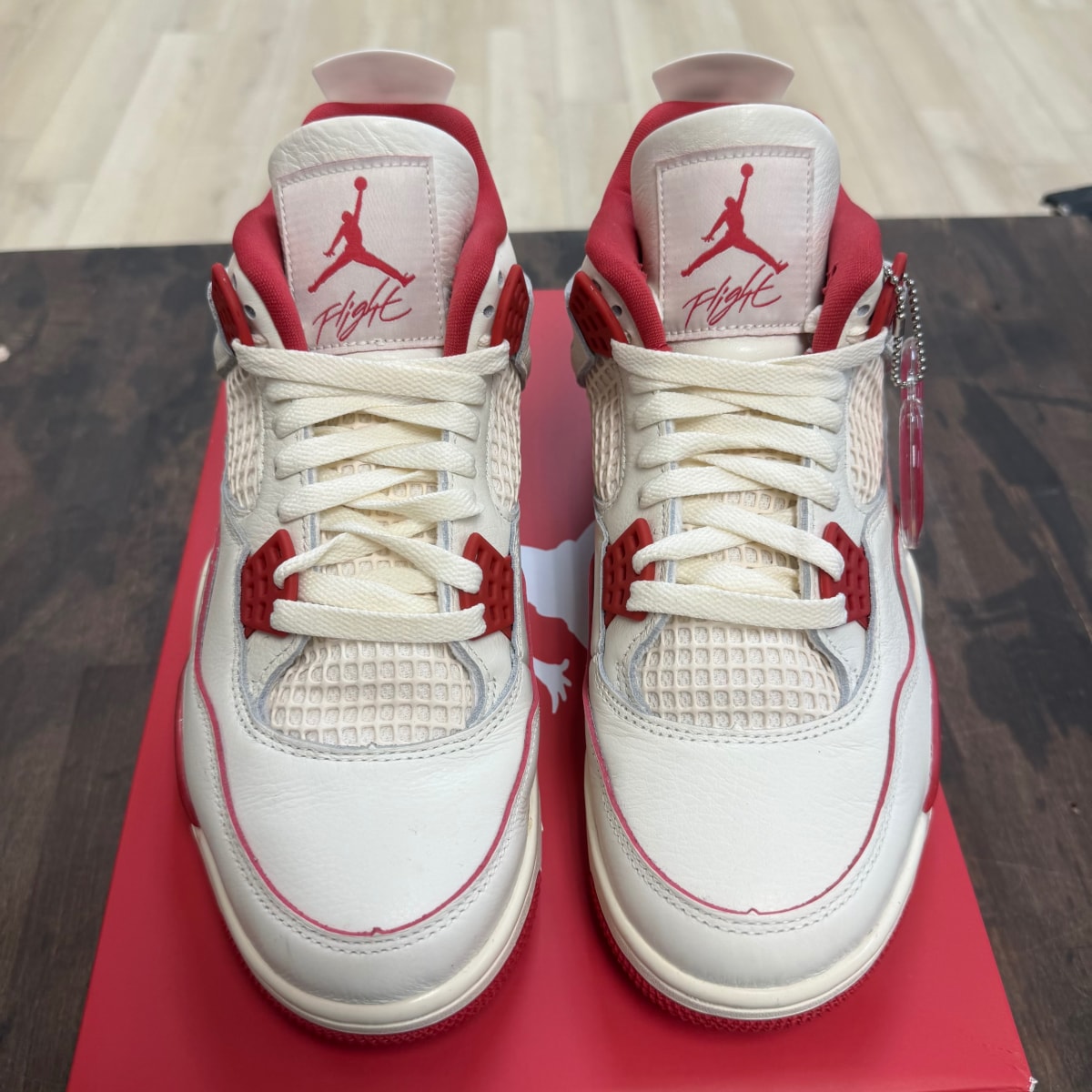 Jordan 4 Retro Valentine's Day Sierra Red (Women's) - Image 2