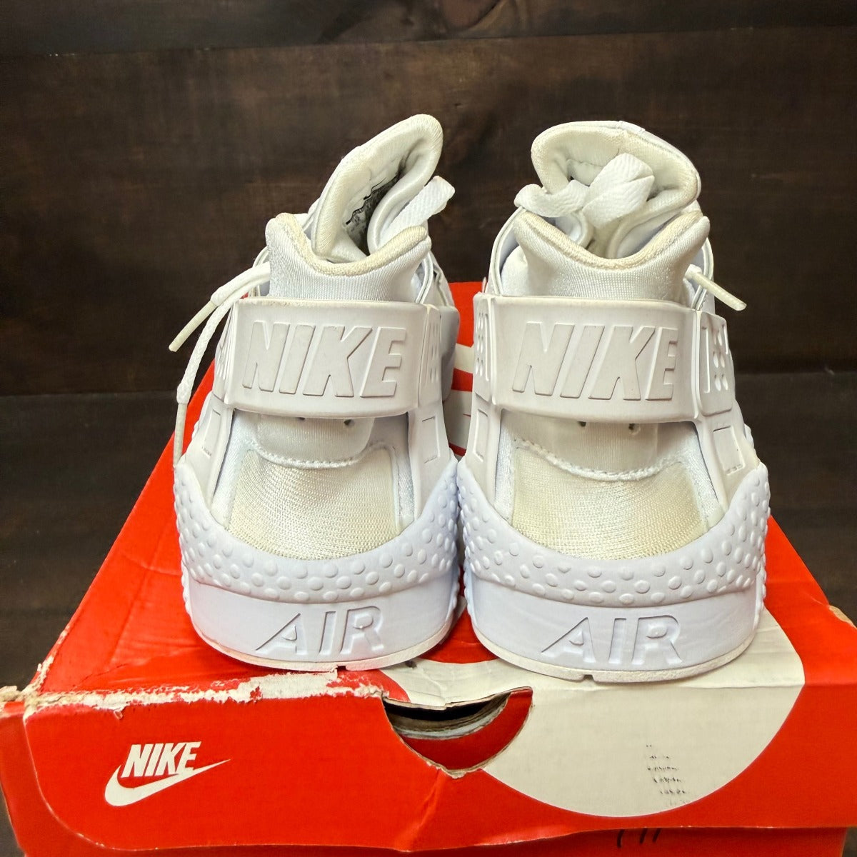 Nike Air Huarache White Platinum - Image 5