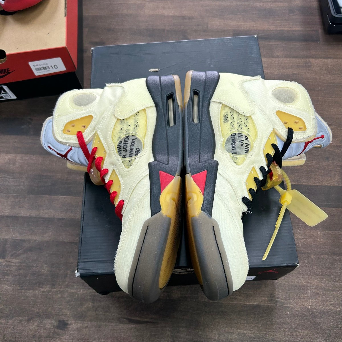 Jordan 5 Retro Off-White Sail - Image 3