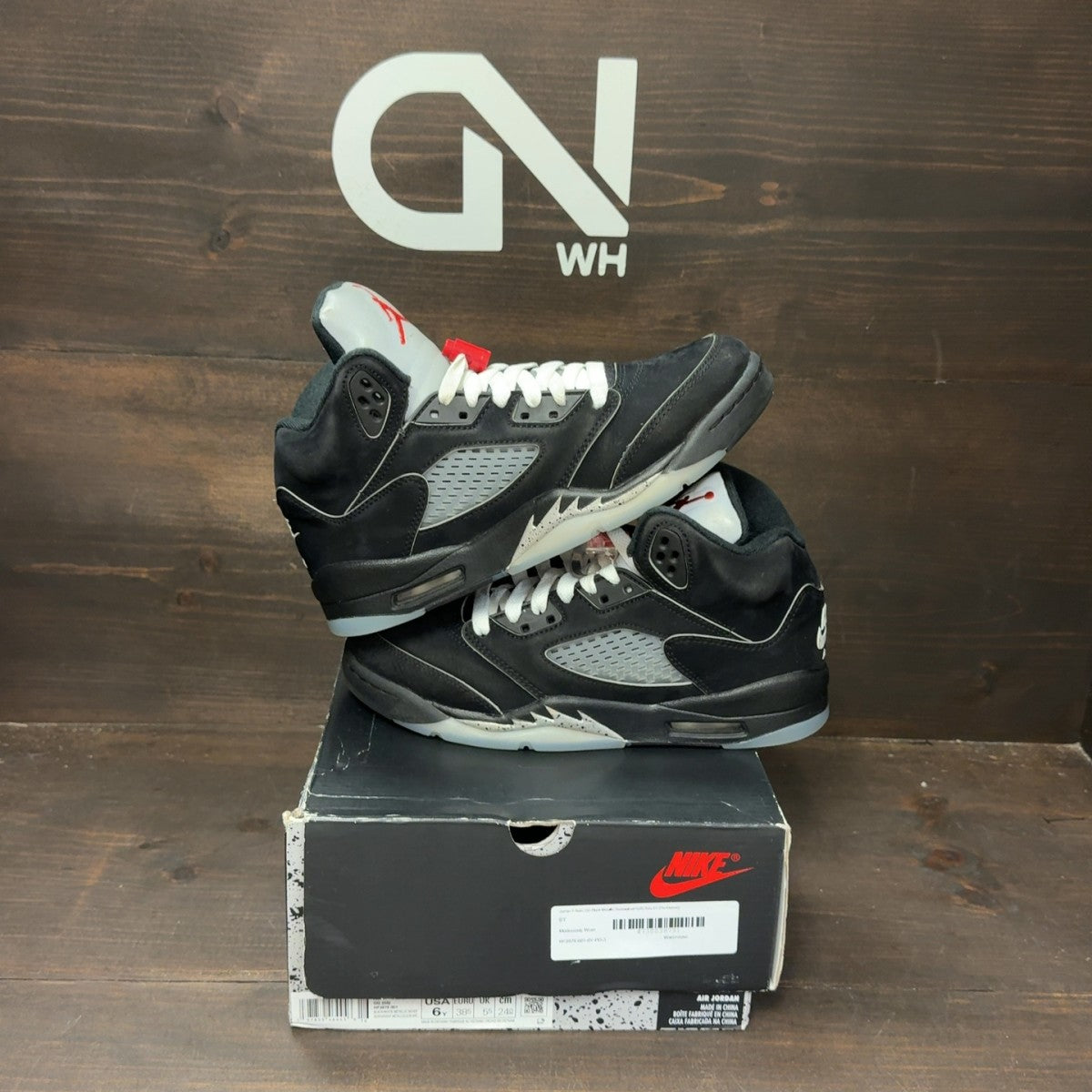 Jordan 5 Retro OG Black Metallic Reimagined (GS) - Image 1