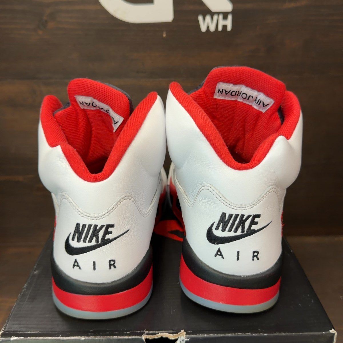 Jordan 5 Retro Fire Red Black Tongue (2025) - Image 5
