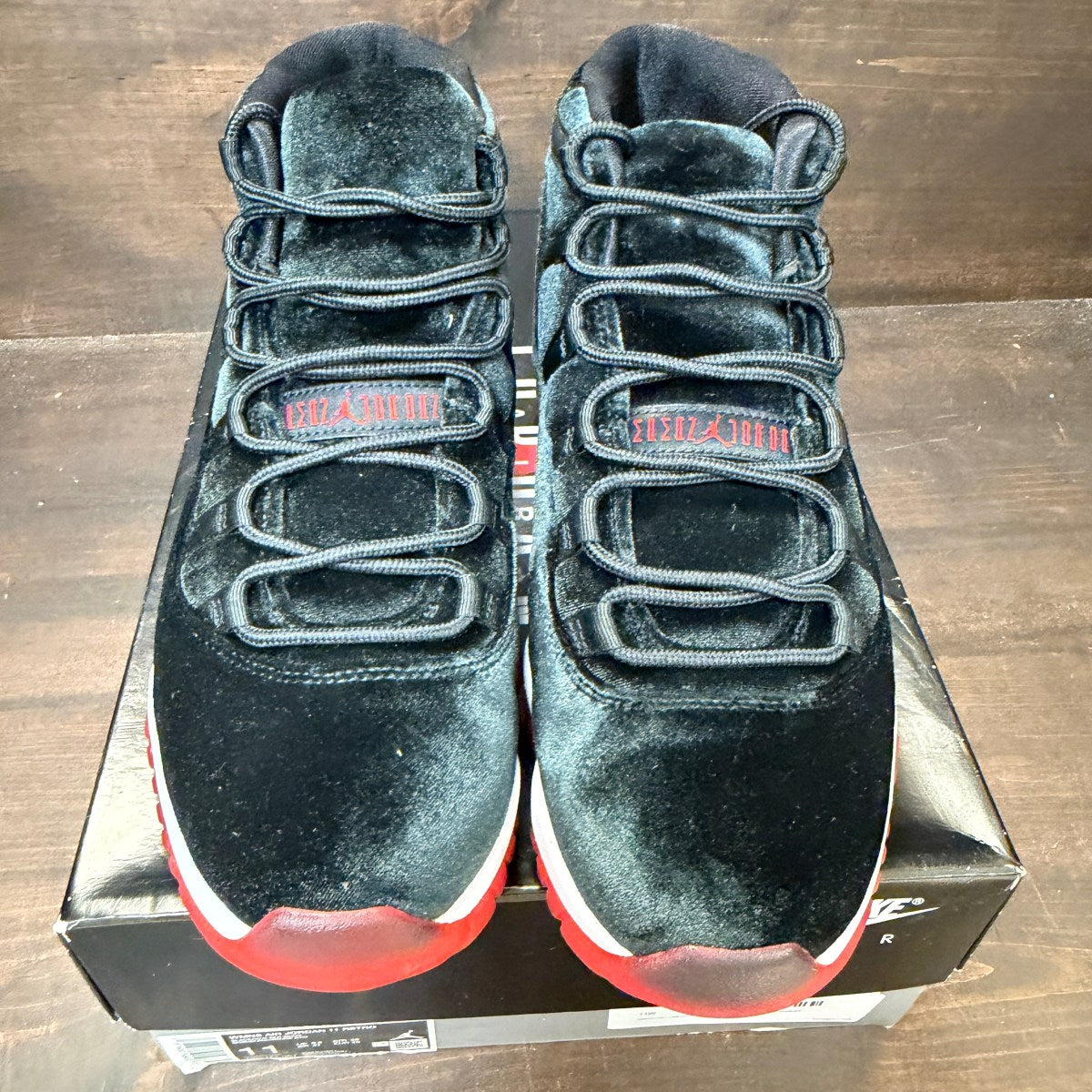Jordan 11 Retro Bred Velvet (Women's) - Image 3