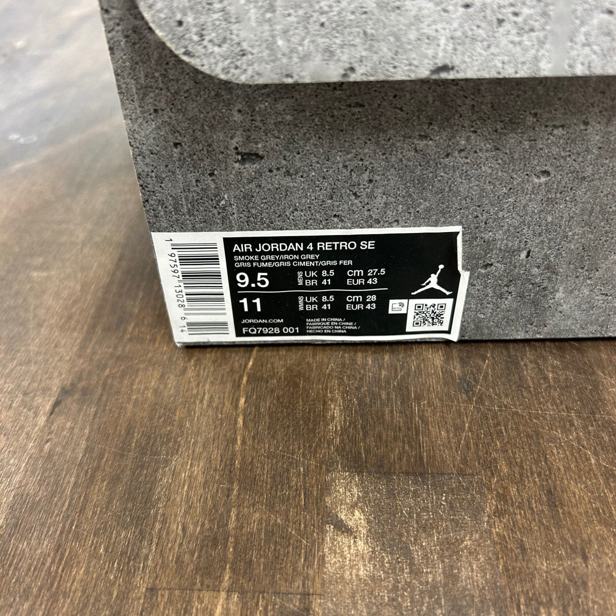 Jordan 4 Retro SE Paris Olympics Wet Cement - Image 6