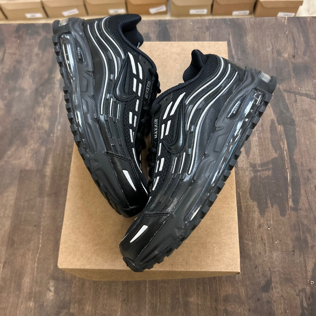 Nike Air Max TL 2.5 Black Metallic Silver Size 10 (Pre-Owned) - Image 1
