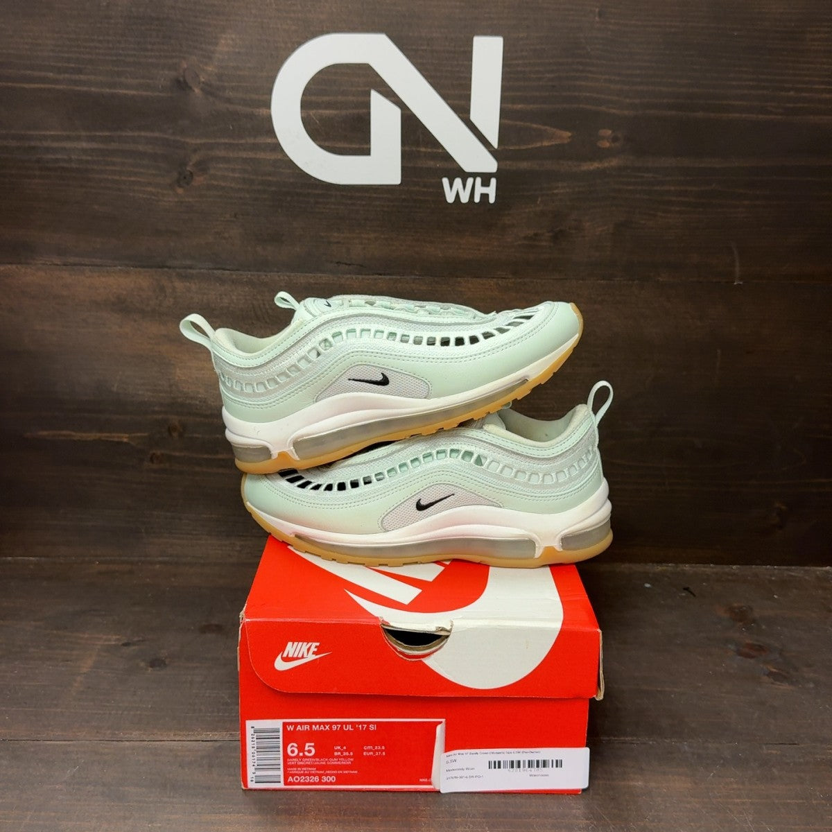 Nike Air Max 97 Barely Green (Women's) Size 6.5W (Pre-Owned) - Image 1