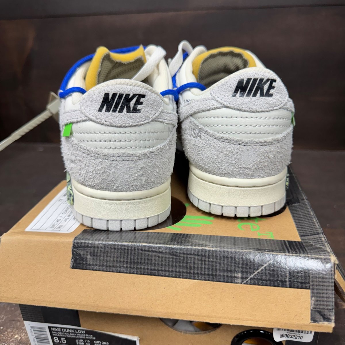 Nike Dunk Low Off-White Lot 32 Size 8.5 (Pre-Owned) - sole
