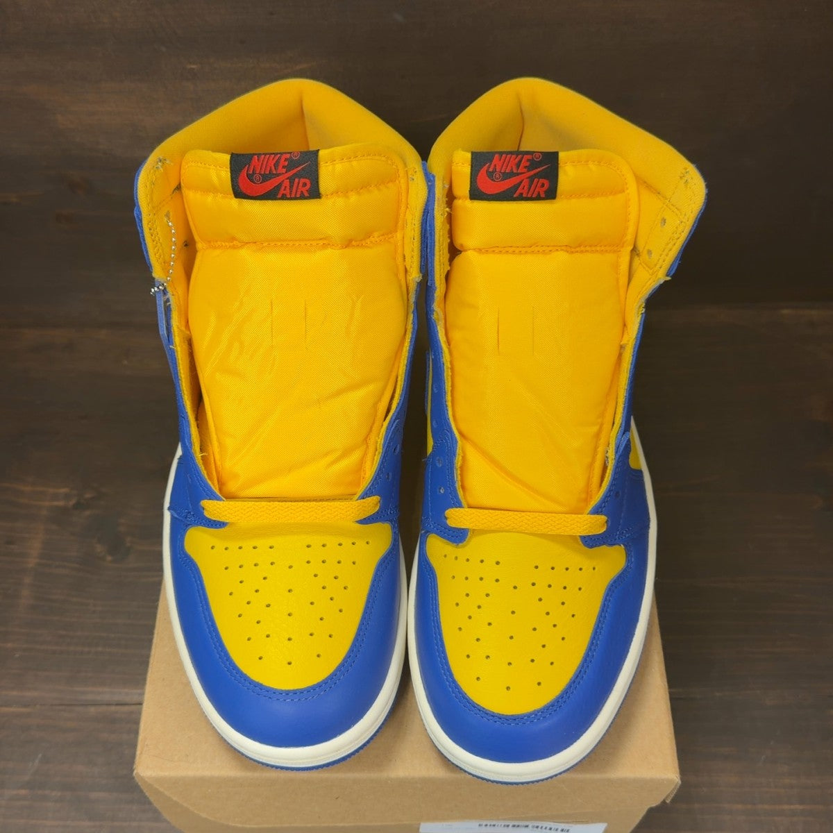 Jordan 1 Retro High OG Reverse Laney (Women's) Size 11W - Image 3