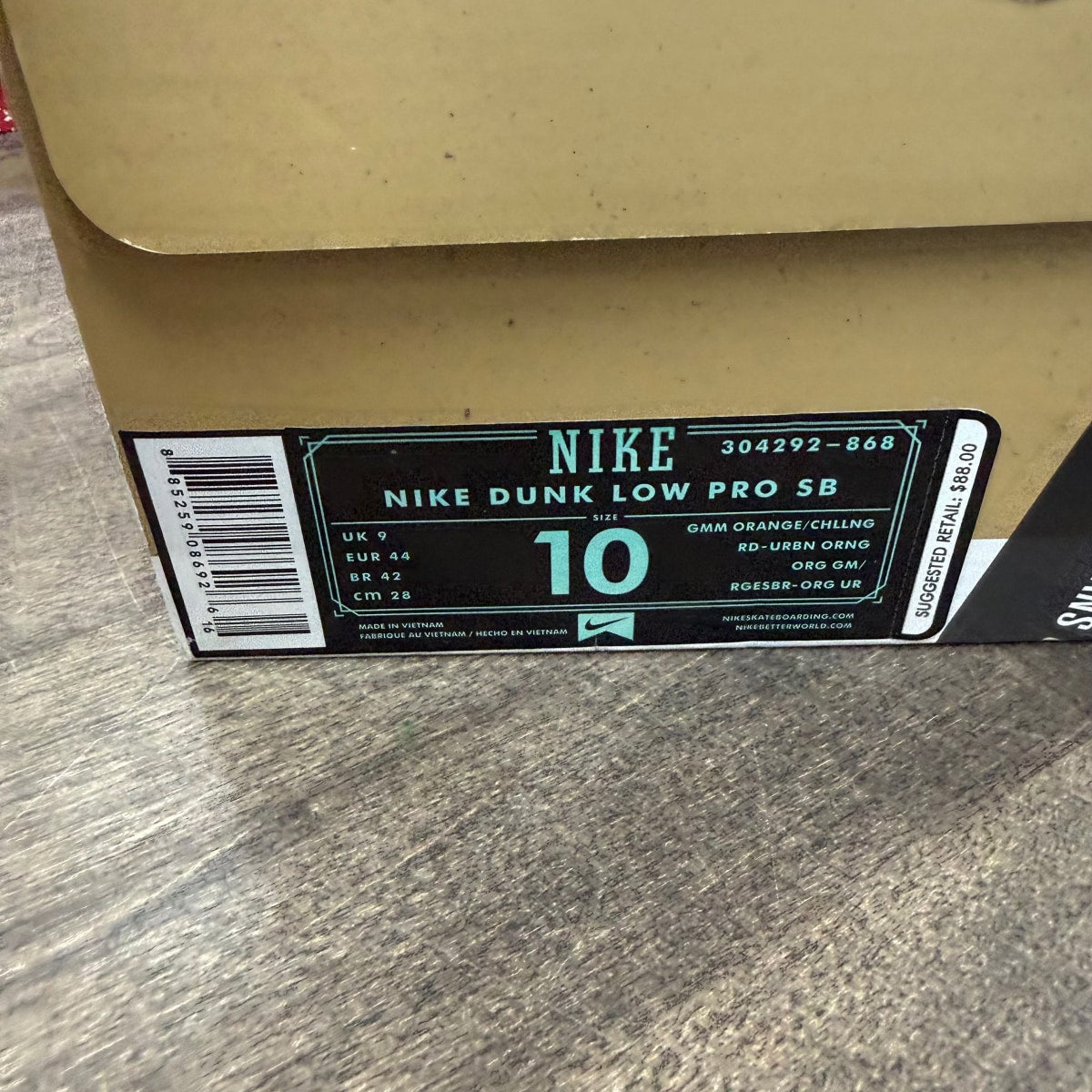 Nike SB Dunk Low Gamma Orange - Image 7