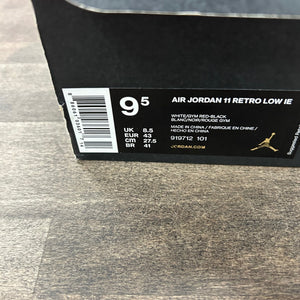 Jordan 11 Retro Low IE White Gym Red - Image 6