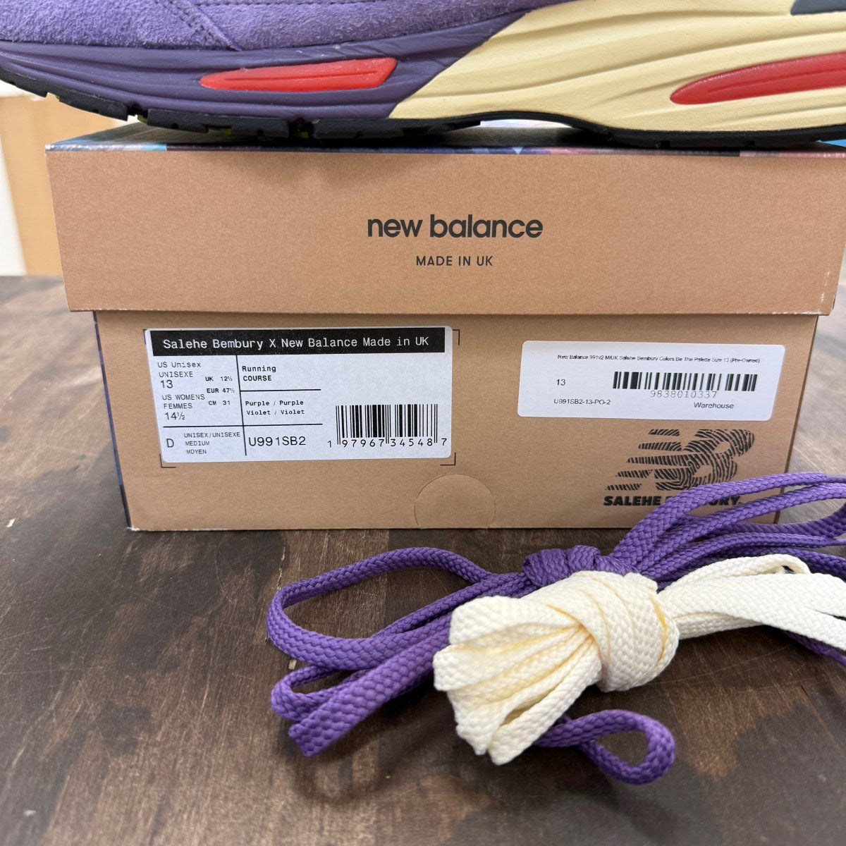 New Balance 991v2 MiUK Salehe Bembury Colors Be The Palette - Image 6