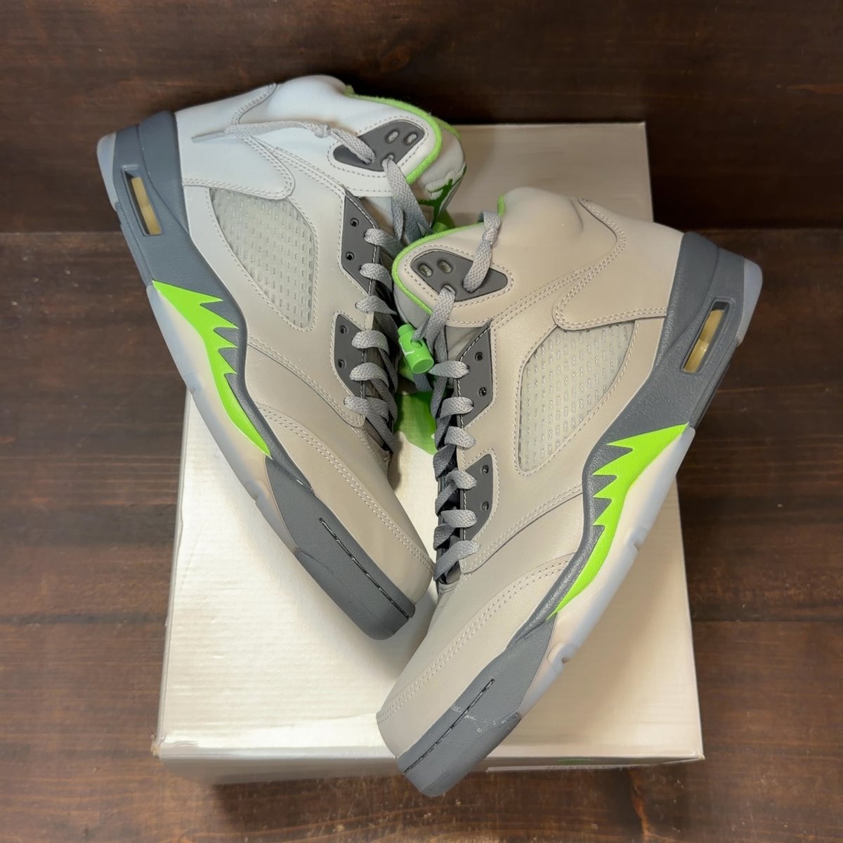 Jordan 5 Retro Green Bean (2022) Size 11.5 (Pre-Owned) - back