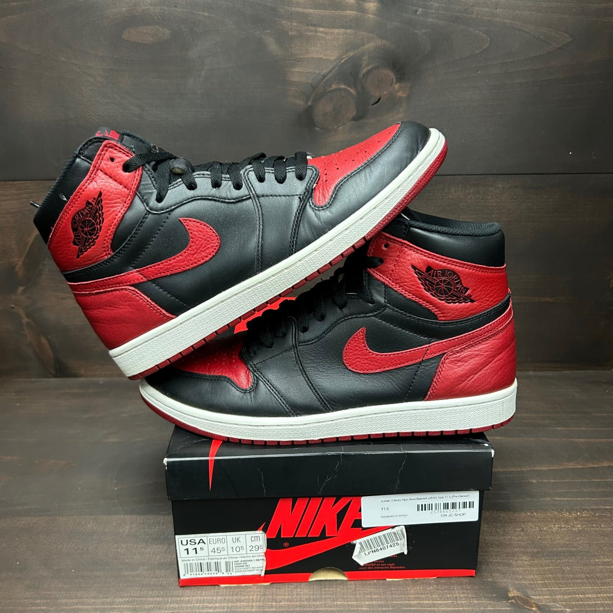Jordan 1 Retro High Bred Banned (2016) - Image 1