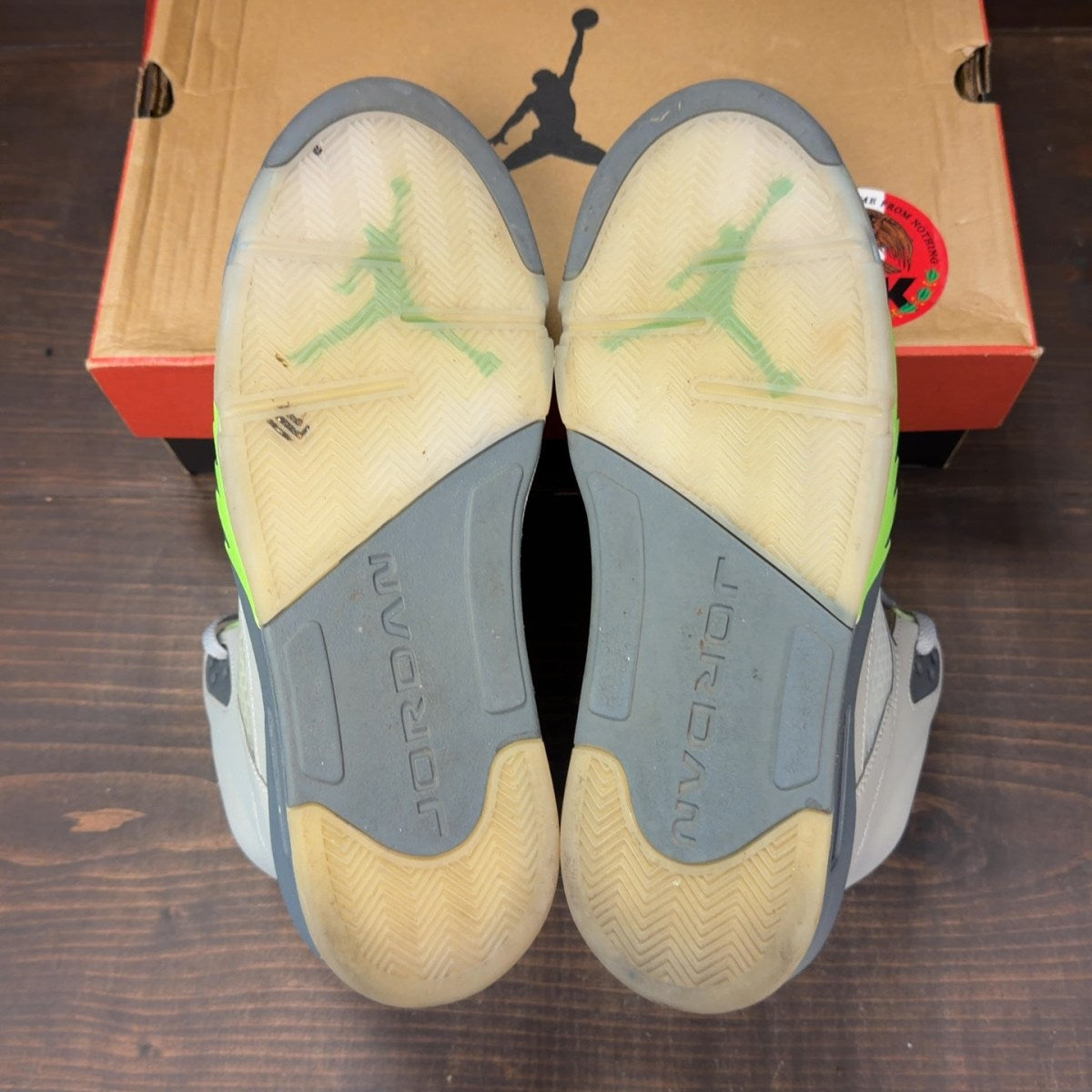 Jordan 5 Retro Green Bean (2022) Size 13 (Pre-Owned) - aux