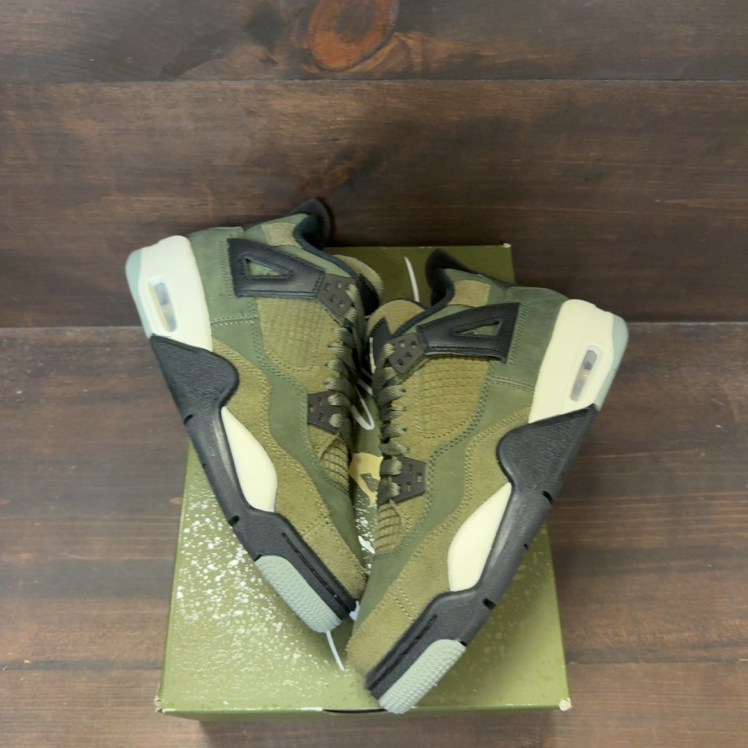 Jordan 4 Retro SE Craft Medium Olive (GS) - Image 2