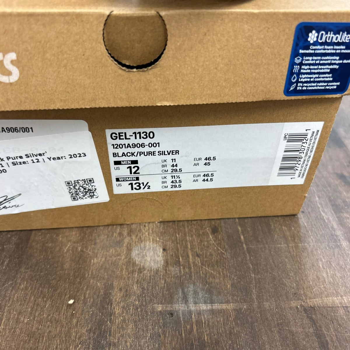 ASICS Gel-1130 White Clay Canyon Size 12 (Pre-Owned) - Image 6