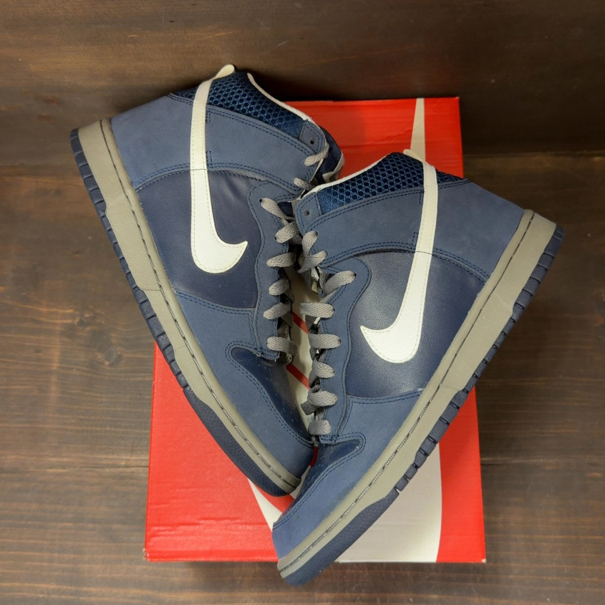 Nike Dunk High Championship Navy Size 9.5 (Pre-Owned) - back