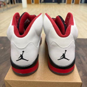 Jordan 5 Retro Fire Red Black Tongue (2013) Size 13 (Pre-Owned) - Image 5