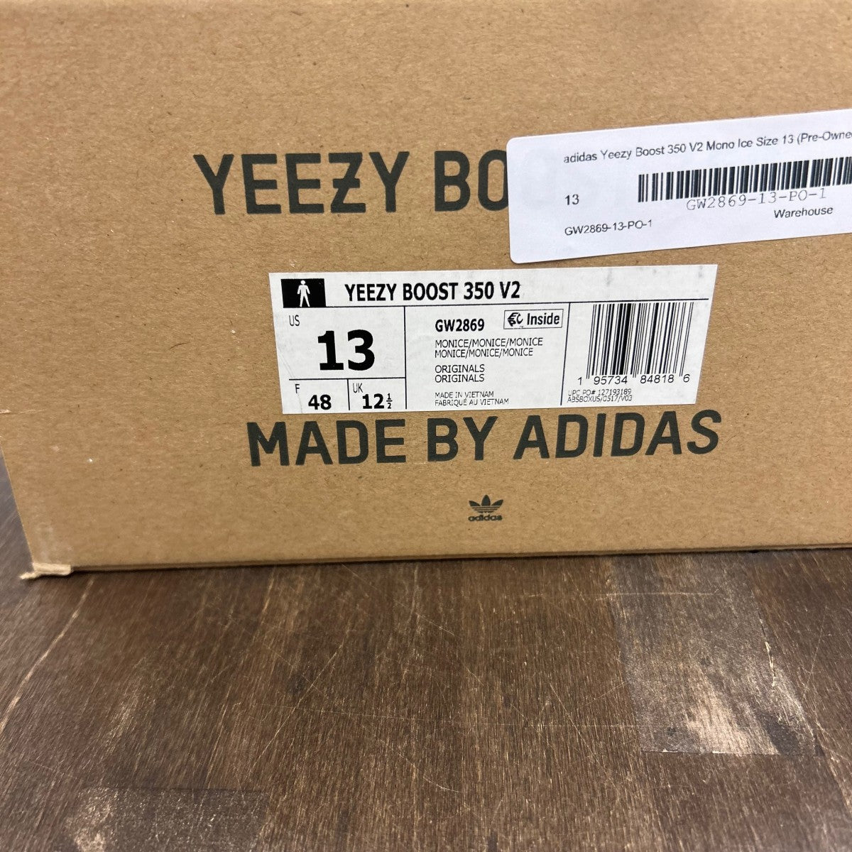 adidas Yeezy Boost 350 V2 Mono Ice - Image 6