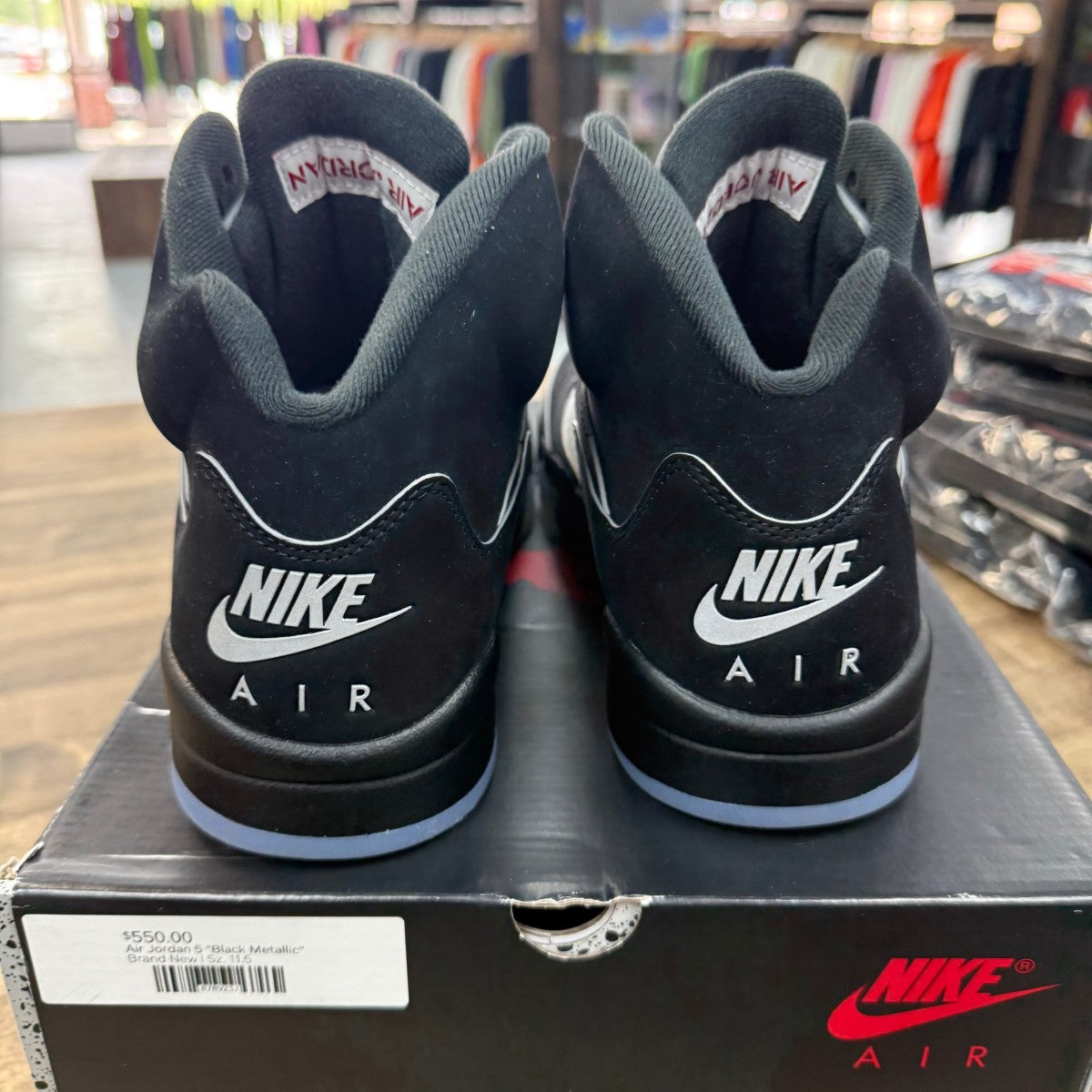 Jordan 5 Retro OG Black Metallic Reimagined - Image 4