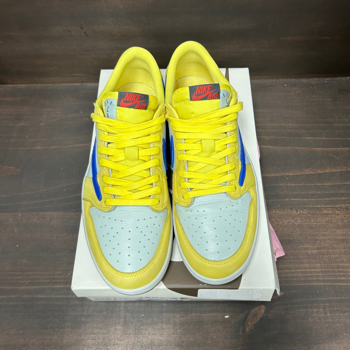 Jordan 1 Retro Low OG SP Travis Scott Canary (Women's) - Image 3