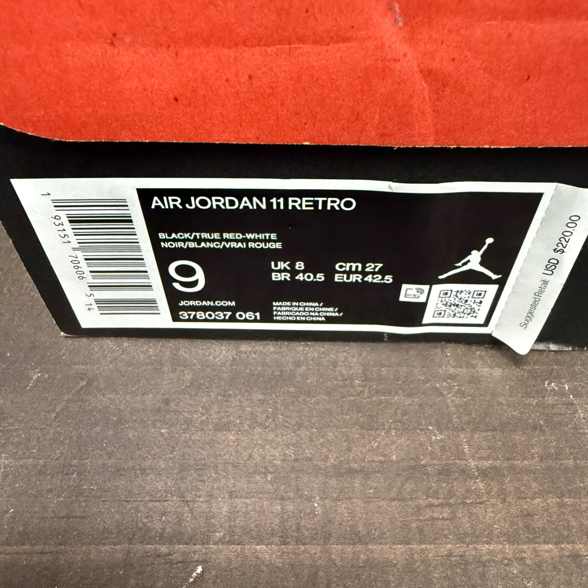 Jordan 11 Retro Playoffs Bred (2019) - Image 7