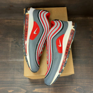 Nike Air Max 97 Dark Grey Gym Red Size 11 (Pre-Owned) - Image 2