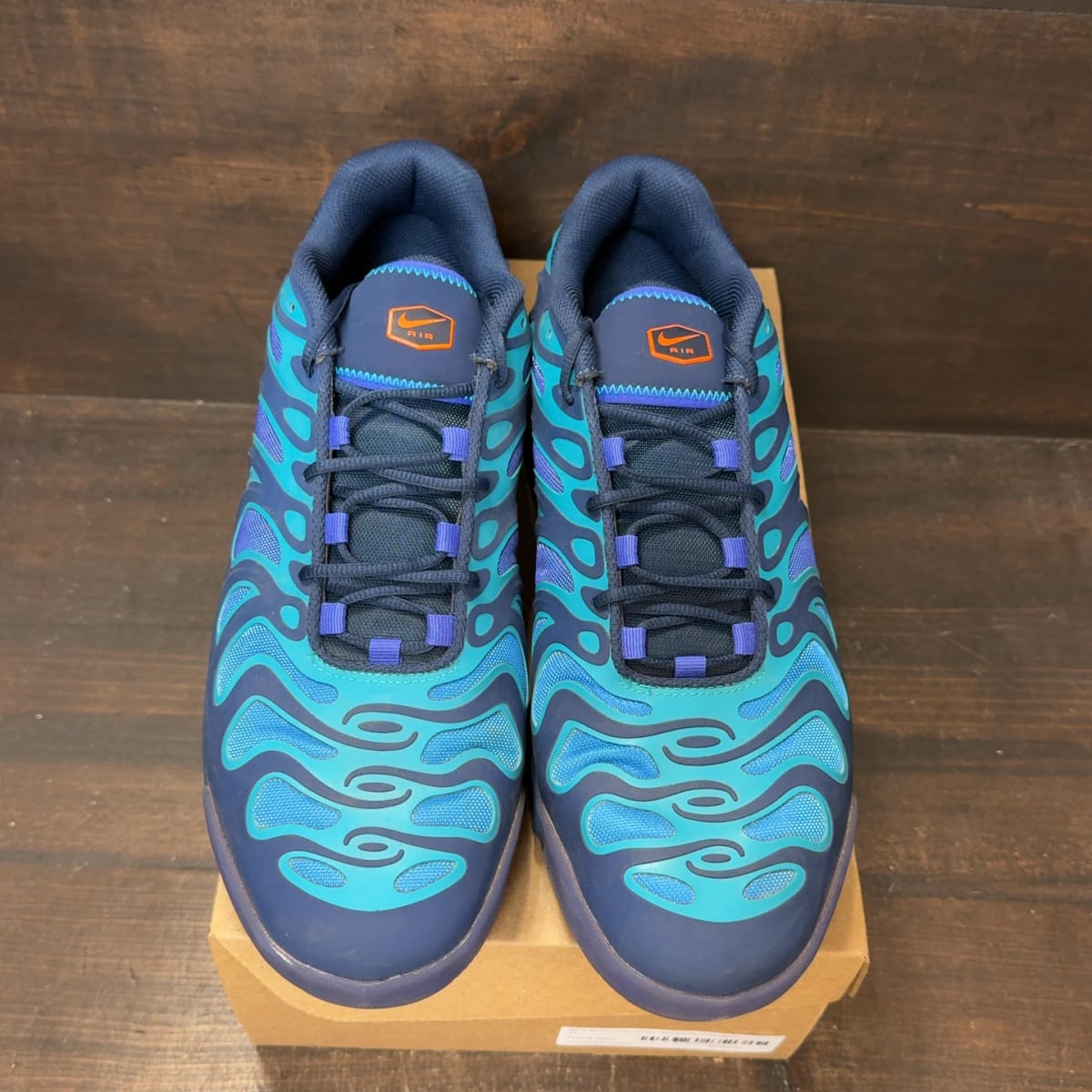 Nike Air Max Plus Drift Midnight Navy Total Orange Size 13 (Pre-Owned) - tag