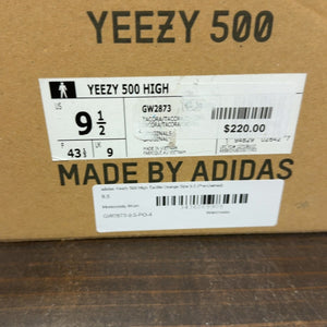 adidas Yeezy 500 High Tactile Orange Size 9.5 (Pre-Owned) - Image 9