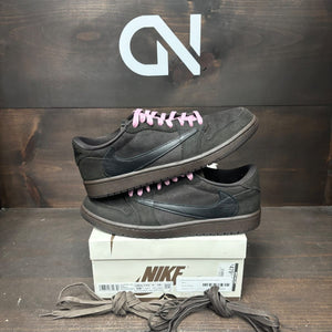Jordan 1 Retro Low OG SP Travis Scott Velvet Brown Size 10.5 (Pre-Owned) - front
