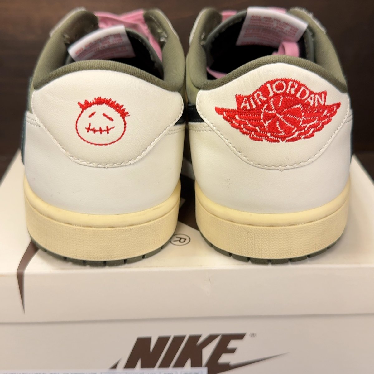 Jordan 1 Retro Low OG SP Travis Scott Medium Olive Size 11.5 (Pre-Owned) - aux