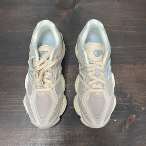 New Balance 9060 Ivory Cream Pink Sand Size 8 - back