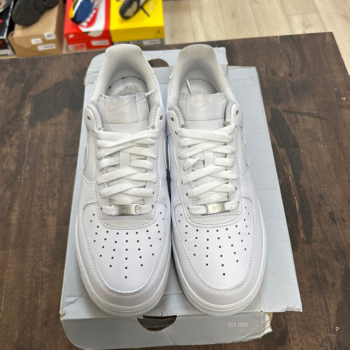 Nike Air Force 1 Low '07 White (Women's) Size 10W (Pre-Owned) - Image 2