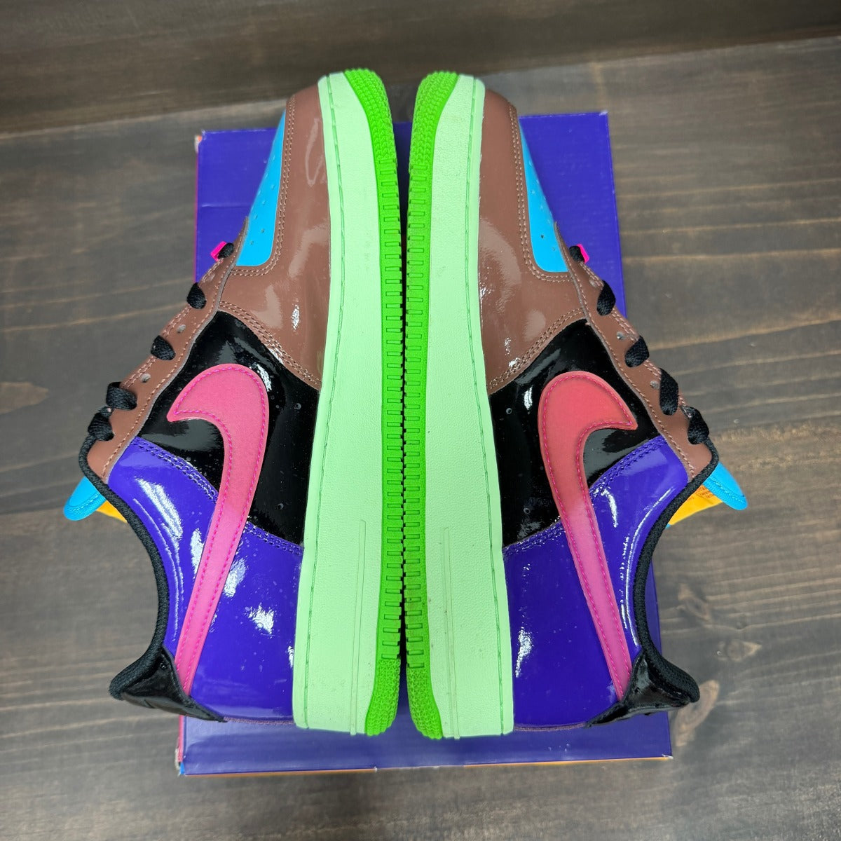 Nike Air Force 1 Low SP Undefeated Multi-Patent Pink Prime - Image 6