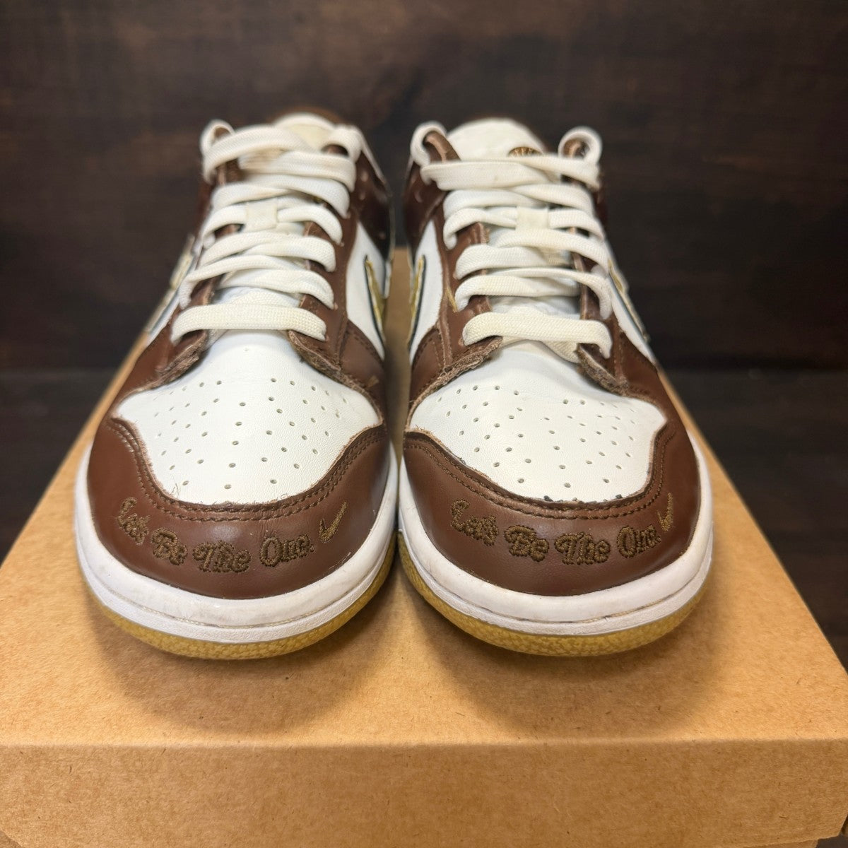 Nike Dunk Low Cacao Wow Gold (GS) Size 5Y (Pre-Owned) - Image 3