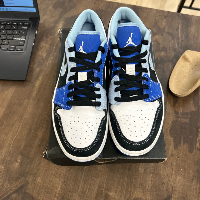 Jordan 1 Low Racer Blue White Size 8.5 (Pre-Owned) - Image 2