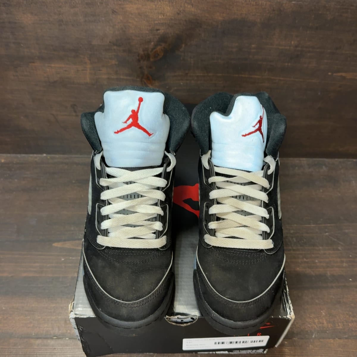 Jordan 5 Retro OG Black Metallic Reimagined (GS) Size 3.5Y (Pre-Owned) - tag