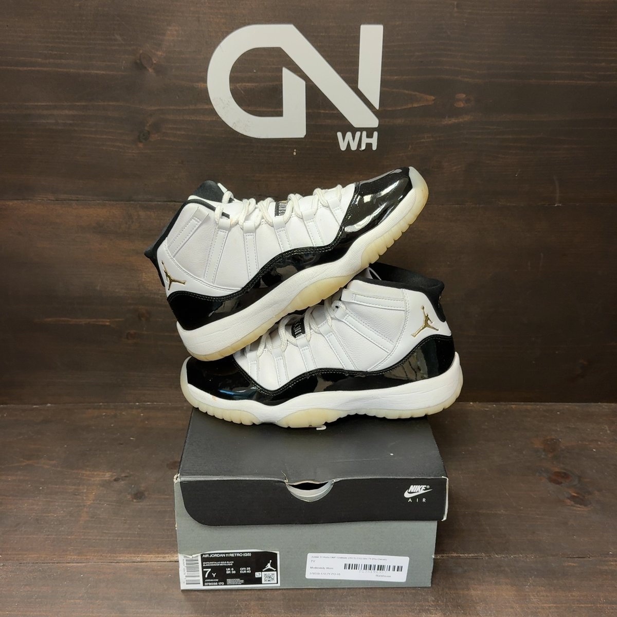 Jordan 11 Retro DMP Gratitude (2023) (GS) Size 7Y (Pre-Owned) - front